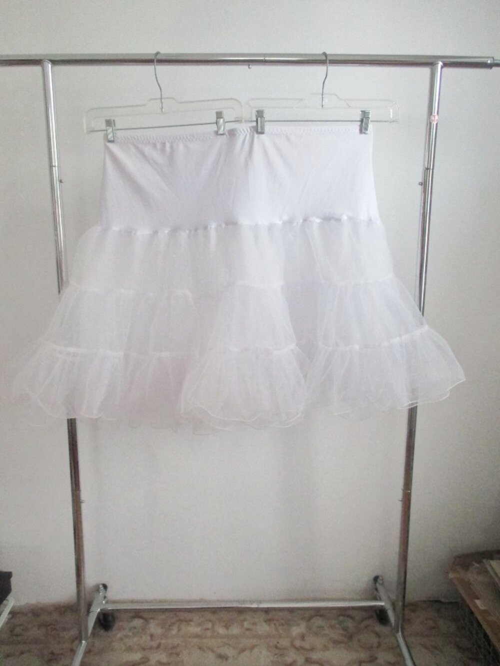 Rockabilly White Crinoline Tutu Petticoat Grace Karin 4X